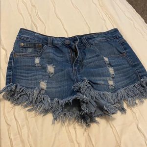 Jean shorts